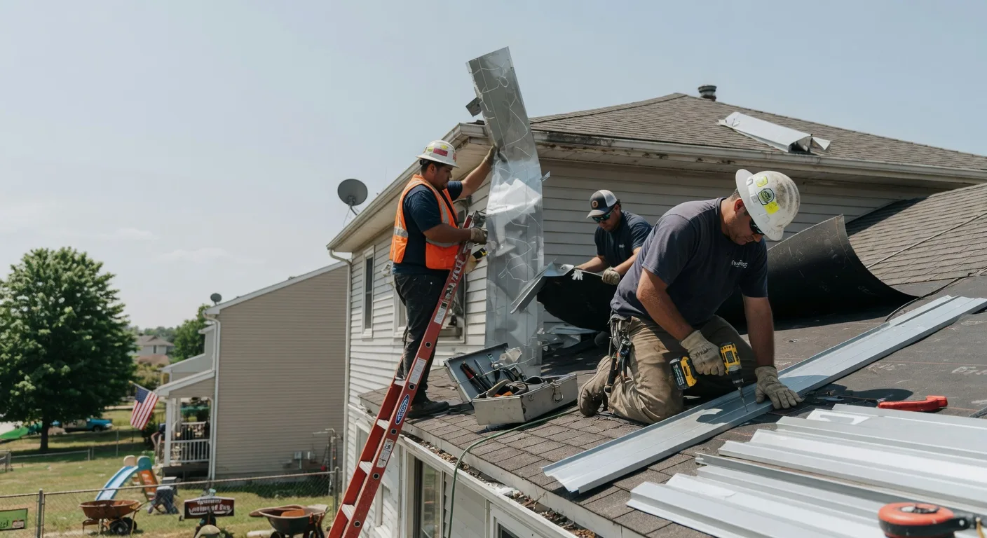 Storm Damage Metal Roof Repair in Swans Island, ME